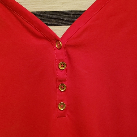 Jones red and black & white striped shirt - Picture 3 of 6